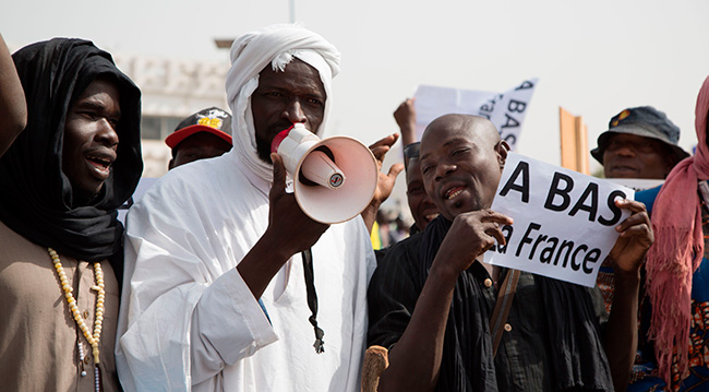 Mali'deki Fransa karşıtı protestolar. Fotoğraf: Getty