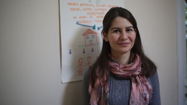 Köy öğretmenleriyle el ele