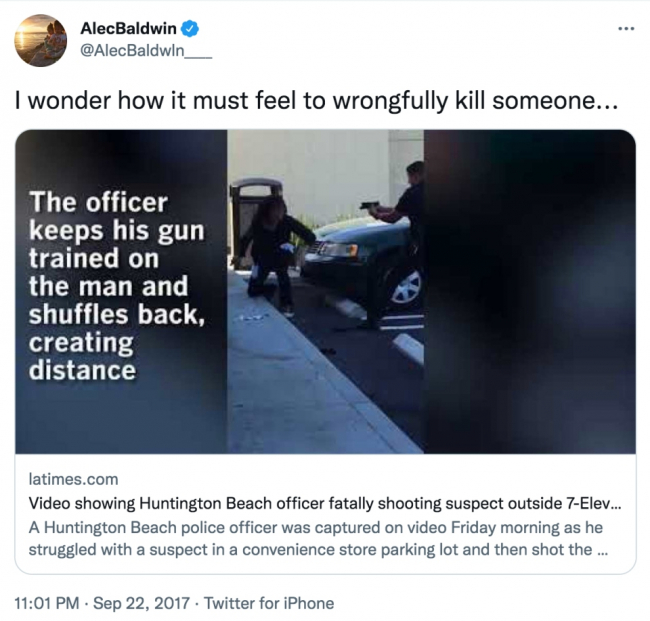 ABD’li aktör Alec Baldwin kazayla görüntü yönetmenini öldürdü