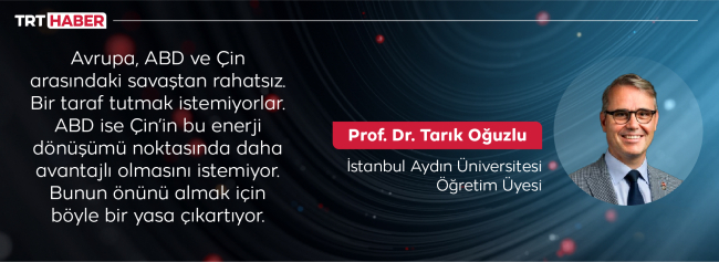 ABD'den yeşil enerjiye destek: Avrupa ile ticari savaş mı?