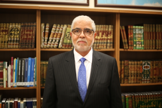 Eski Libya Başbakanı Mustafa Ebu Şakur, TRT Haber'e konuştu. Fotoğraf: Serhan Sevin/TRT Haber