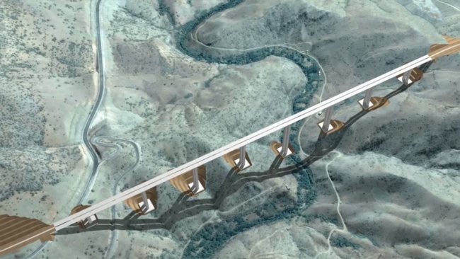 'Türkiye'nin en yüksek ayaklı köprüsü' Toroslar'a yapılıyor