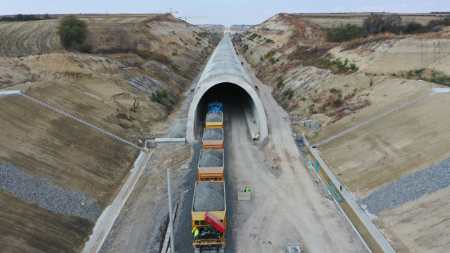 Halkalı-Kapıkule hızlı tren hattında çalışmalar sürüyor