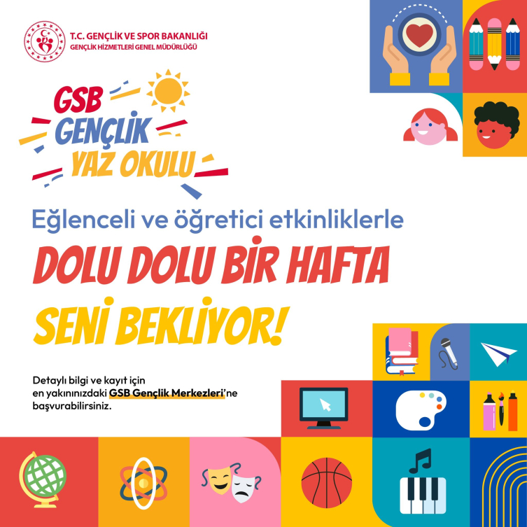 Bakan Bak'tan "Gençlik Yaz Okulları" müjdesi: 1 Temmuz'da başlıyor