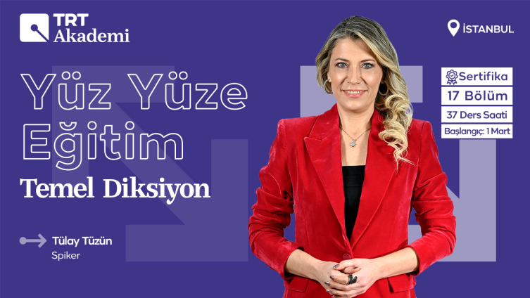 TRT'den yüz yüze diksiyon eğitimi