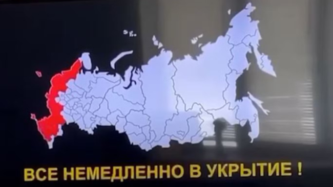 Televizyon ve radyoda sahte 'nükleer bomba' uyarısı Rusları korkuttu