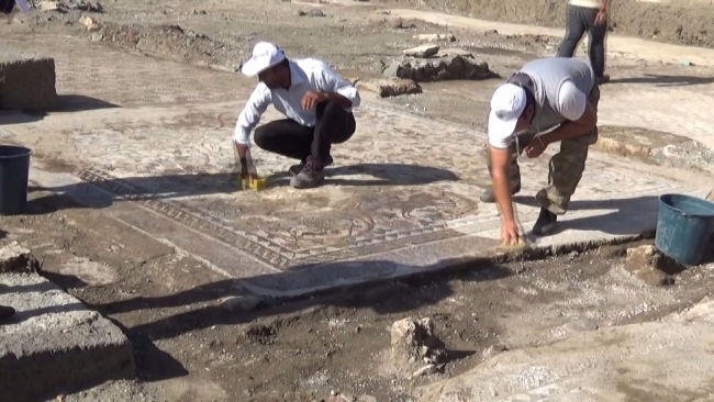 Osmaniye'de ortaya çıkarılan bin 500 yıllık mozaikler Roma dönemine ışık tutuyor