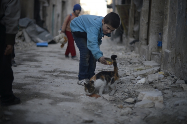Suriyeliler El-Bab'a dönmeye başladı