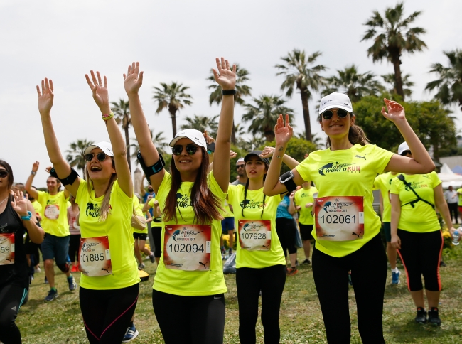 Tüm dünya aynı anda, koşamayanlar için koşuyor
