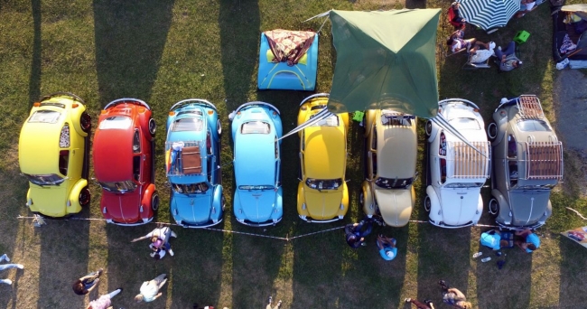 Vosvos tutkunları Karadeniz'i şenlendirdi