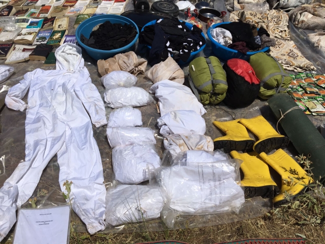 Terör örgütü PKK'ya ait sığınak imha edildi