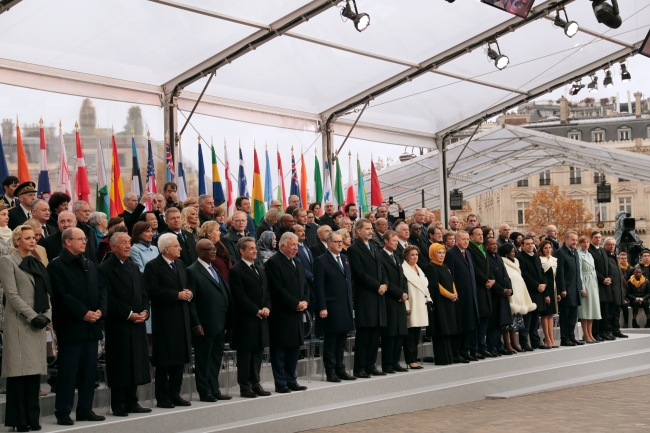 Cumhurbaşkanı Erdoğan, Birinci Dünya Savaşı anma törenine katıldı