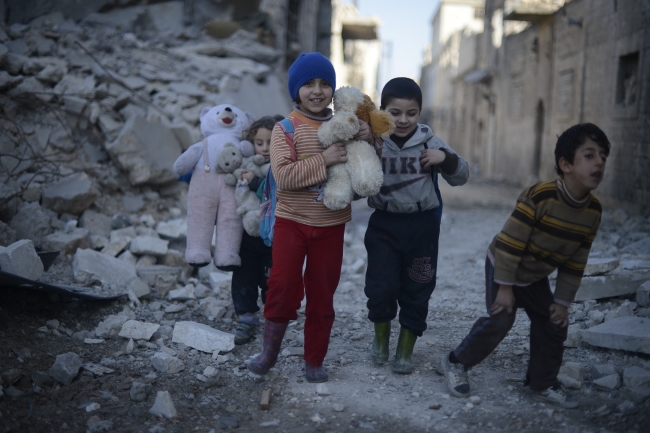 Suriyeliler El-Bab'a dönmeye başladı