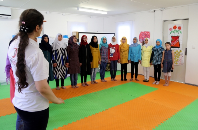 Sığınmacıların yaşadıkları barınma merkezi yenilendi