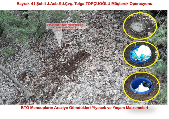 PKK'nın çok sayıda silah ve mühimmatı ele geçirildi