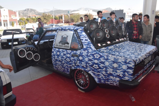 Modifiye araç tutkunları Muğla'da buluştu