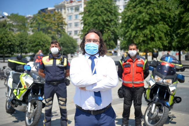 İstanbul'da motosiklet ambulanslar göreve başladı