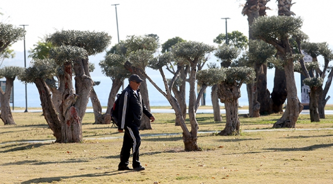 65 yaş ve üzeri güzel havanın tadını çıkartıyor