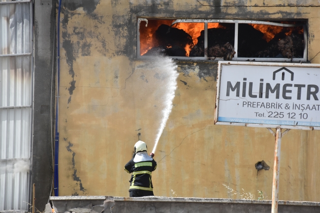 Gaziantep OSB'de fabrika yangını
