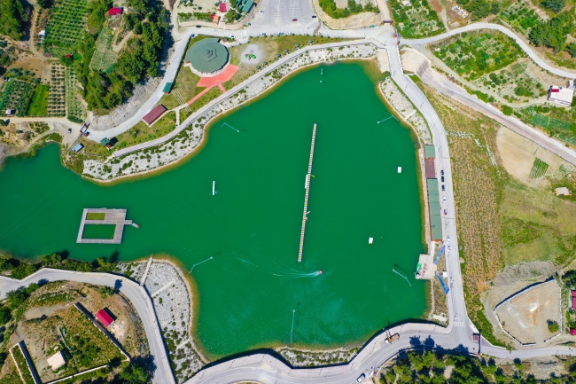 Amanosların eteğindeki gölette su sporları yapılacak