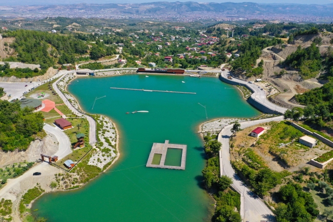 Amanosların eteğindeki gölette su sporları yapılacak