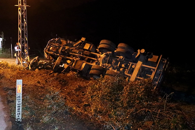 Samsun'da vinç kazası: 2 ölü, 1 yaralı