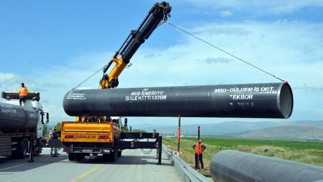 Muş'un içme suyu sorunu çözülüyor