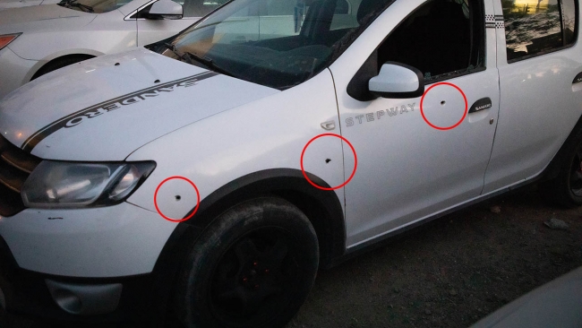 Sivil Yahudi işgalciler Filistinlilere ateş açtı