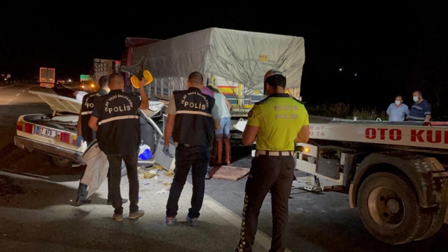 Adana'da feci kaza: 1 ölü, 3 yaralı