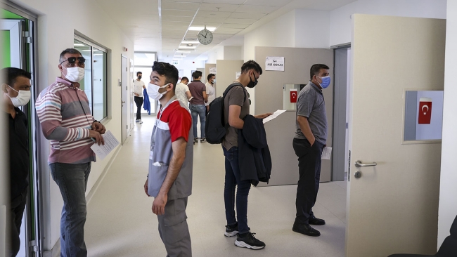 Sağlık merkezlerinde aşı yoğunluğu