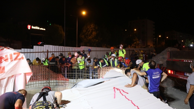 İzmir'de otomobil 25 metrelik boşluğa düştü