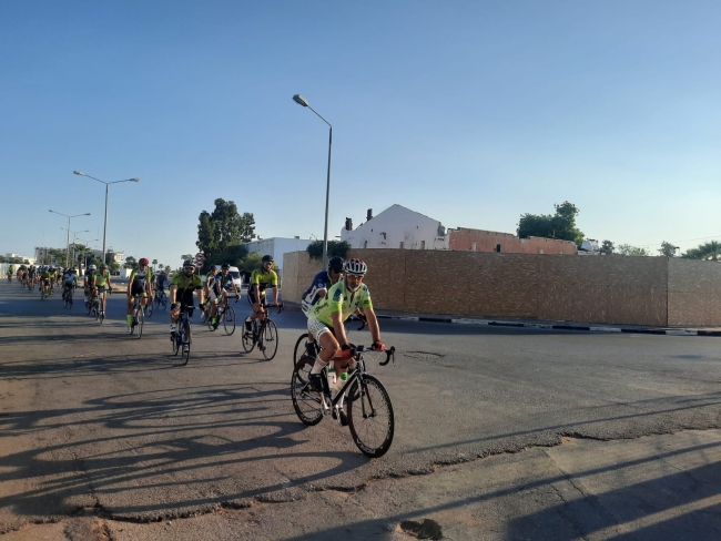 KKTC'nin Maraş bölgesinde bisiklet sürme etkinliği düzenlendi