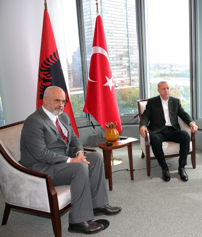 Cumhurbaşkanı Erdoğan'ın ABD'deki temasları sürüyor