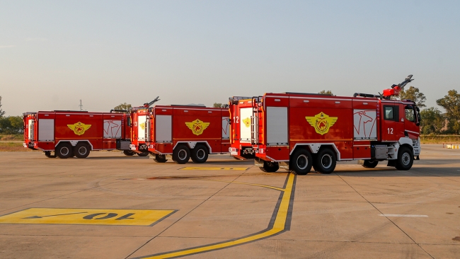 Sabiha Gökçen'in itfaiye filosuna takviye