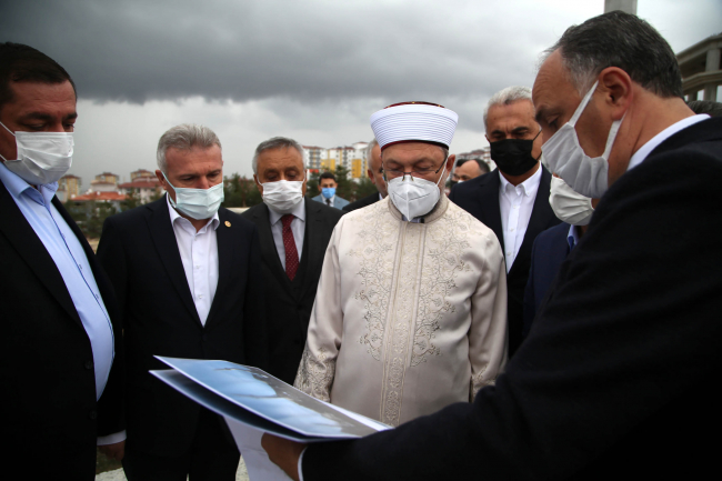 Ali Erbaş Mevlid Kandili Programı için Kastamonu'da