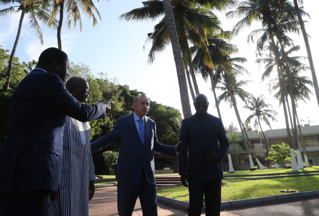 Cumhurbaşkanı Erdoğan, Togo, Liberya ve Burkina Faso Cumhurbaşkanları ile görüştü