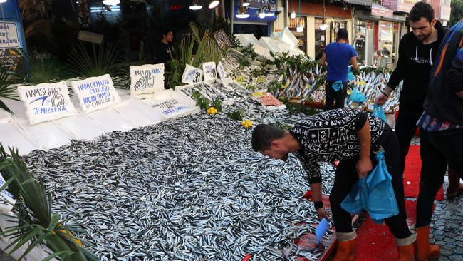 Edirne'de hamsi bolluğu fiyatlara yansıdı