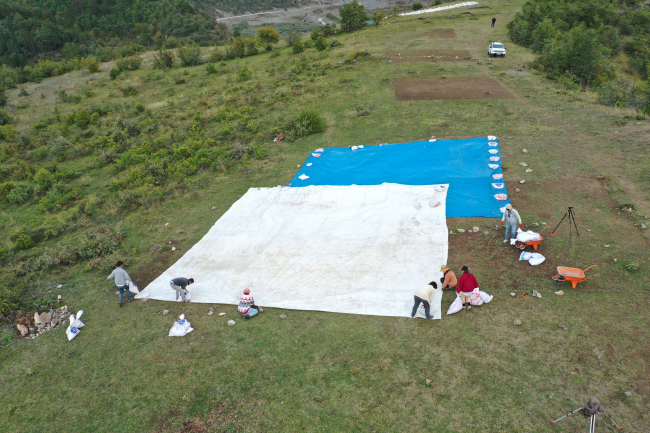 Kahin Tepe kazılarının bu yılki bölümü tamamlandı