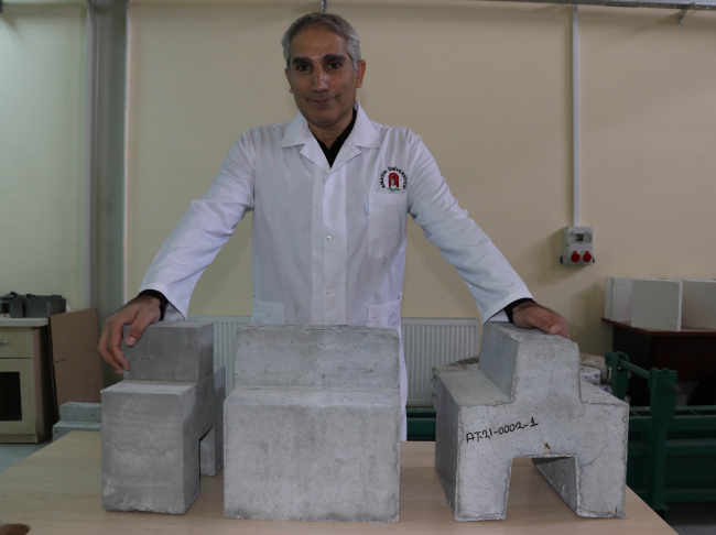 Tahrip gücü yüksek silahlara karşı 'lego beton'