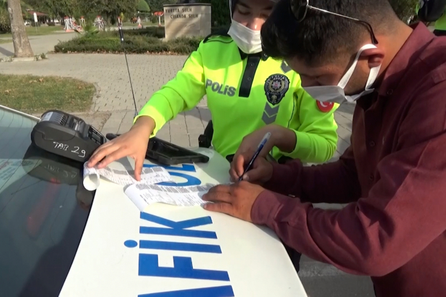 Gereksiz korna çalan 91 sürücüye ceza kesildi