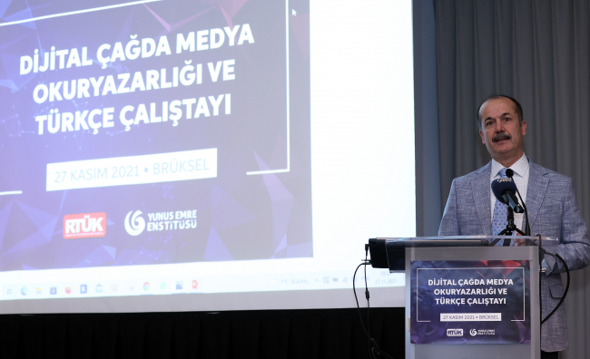 RTÜK ve YEE'den Brüksel'de "Dijital Çağda Medya Okuryazarlığı ve Türkçe Çalıştayı"