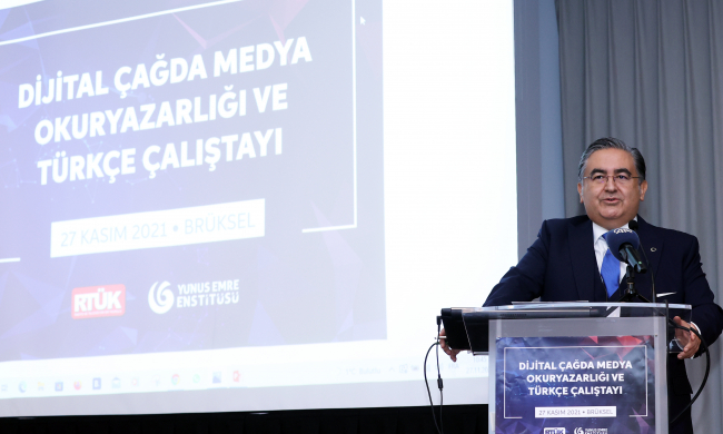 RTÜK ve YEE'den Brüksel'de "Dijital Çağda Medya Okuryazarlığı ve Türkçe Çalıştayı"
