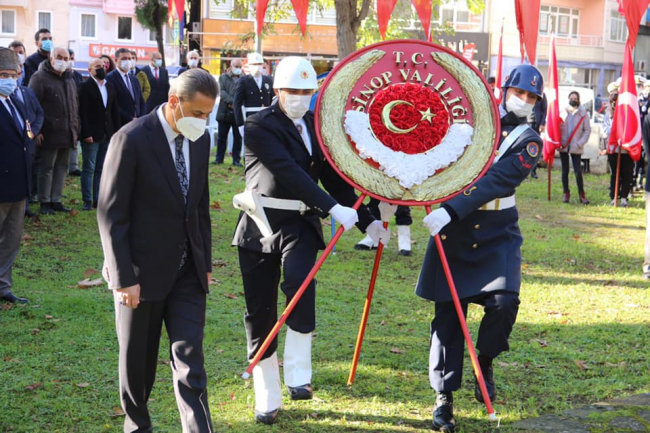 Sinop'ta Rus donanması baskınında şehit düşen askerler anıldı