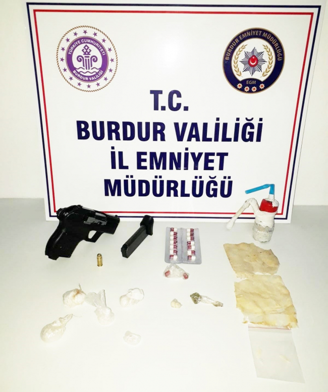 Burdur'da uyuşturucu operasyonu: 3 tutuklama
