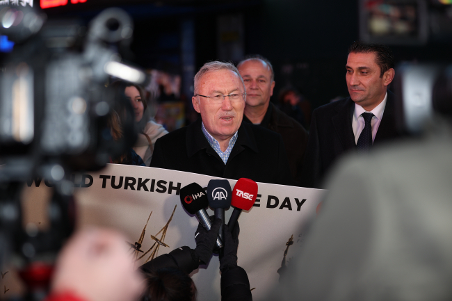 Times Meydanı'nda Türk Kahvesi Günü kutlandı