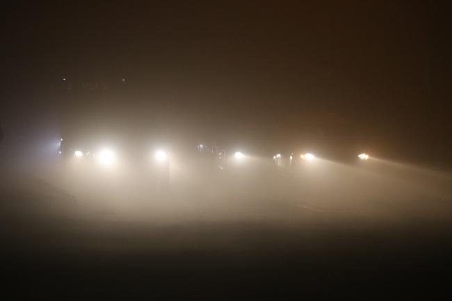 Ağrı’da yoğun sis ulaşımı aksatıyor