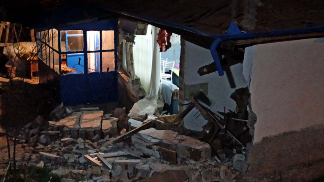 Kırıkkale'de tüpten sızan gaz bomba gibi patladı