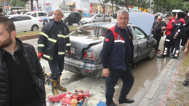Adana'da LPG'li otomobilde patlama