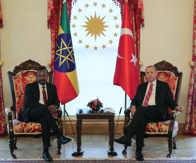 Fotoğraf: Cumhurbaşkanı Erdoğan, Etiyopya Başbakanı Ali'yi kabul etti (AA)