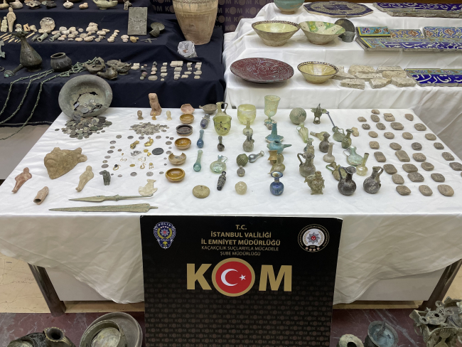 İstanbul'da 4 bin 508 tarihi eser ele geçirildi